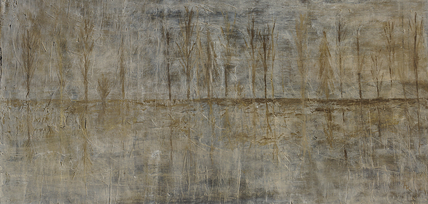 <h1>Sieglarer lake</h1>oil on plaster/canvas | 160 x 80